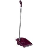 Cofan Folding Dustpan with Nile Range Rubber | Purple | Measures 26 x 25 x 86 cm