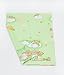 Pram, cot, crib DUVET COVER approx. 70x50cm, nursery bedding, toddler, baby (pattern: bears in heaven_lightgreen)