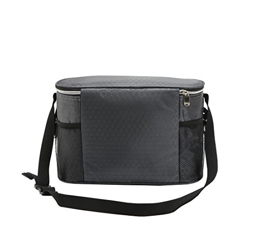 Yvonnelee Büro Mittagessen Tasche Lunchtasche Thermotasche Kühltasche Isoliertasche für Lebensmitteltransport Isoliert 8 Liter Klein - 4