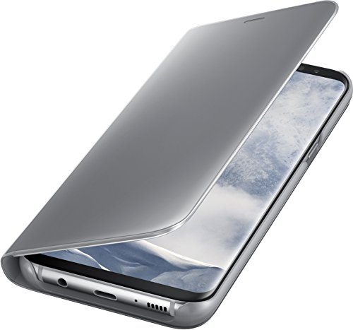 Samsung S8  Clear View Standing  Funda para smartphone Samsung Galaxy S8 Plus  Plateado