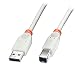 Produktbild LINDY USB 2.0 Kabel Typ A/B, grau, 1m USB A/B M/M High/Full/LowSpeed