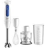Braun MultiQuick 3 MQ30.202M, Minipimer PowerBell VPlus Teknolojisi, 2 Hız + Turbo, Aksesuarlar i&ccedil;in EasyClick Plus Sistemi, 