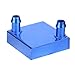 Produktbild Prettygood7 CPU-Kühler aus Aluminium, 40 x 40 x 12 mm, für Flüssigwasserkühler, Zwei Rohrreifen