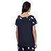 Lounge & Sleep Womens Navy Dragonfly Print Pyjama Top 8