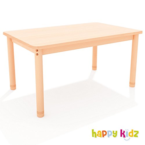 '"Happy Table Standard 70 x 120 cm, Variable Height Beech
