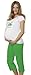 Italian Fashion Maternity Pyjama Set Hope 0225 (White/Green, S)