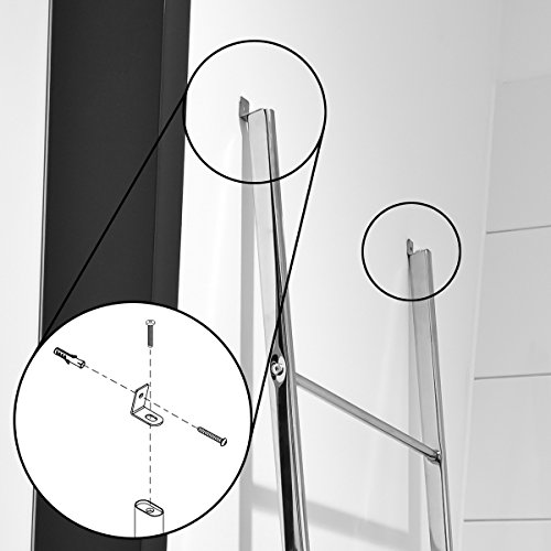 bremermann® Handtuchleiter, Handtuchhalter mit 4 Handtuchstangen zur Wandmontage - 5