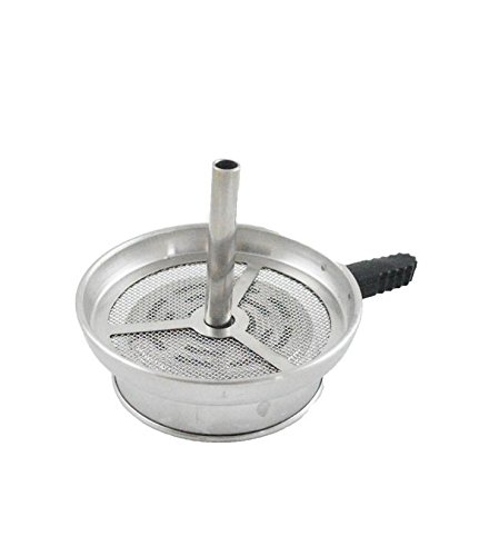 Aladin Shisha Kaminkopf-Set Mockingbird mit Griff, Tabakkopf, Tabaktopf mit Kamin für Wasserpfeifen - 2