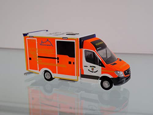 Preisvergleich Produktbild Rietze 72043 - was Design RTW Rettungsdienst FW Siegburg - 1:87