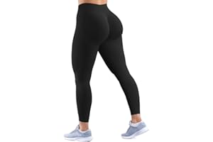 JN JANPRINT Women's Seamless Workout Leggings Running Leggings Hidden Scrunch Butt Lifting Medium Waist Tummy Control Gym Yoga Pants