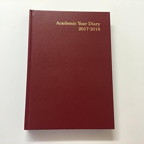A4 Burgundy Week to View Academic Diary 2017/2018