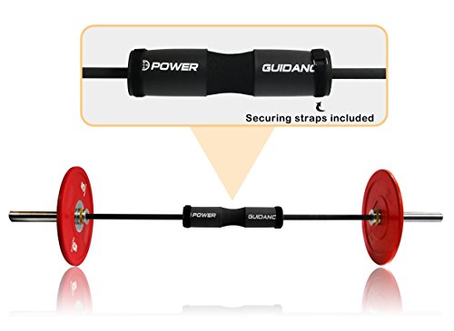 POWER GUIDANCE Barbell Squat Pad – Nacken & Schulter Schutzhülle – Ideal für Squats, Lunges, Hip Thrusts, Gewichtheben & mehr – Fit 50mm und Olympic Bars Perfekt - 7