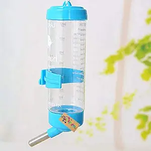 Western Era Hanging Water Bottle, Dispenser Feeder, No Drip, Leak Proof, Fit for Hamster, Guinea Pig, Rabbit, Dog (Random)