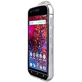 caseroxx TPU-Custodia per Cat S61, Guaina (TPU-Custodia in bianco-transparente)