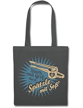 Spreadshirt Schwoba Spätzle Mit Soß' Schwäbischer Spruch Stoffbeutel
