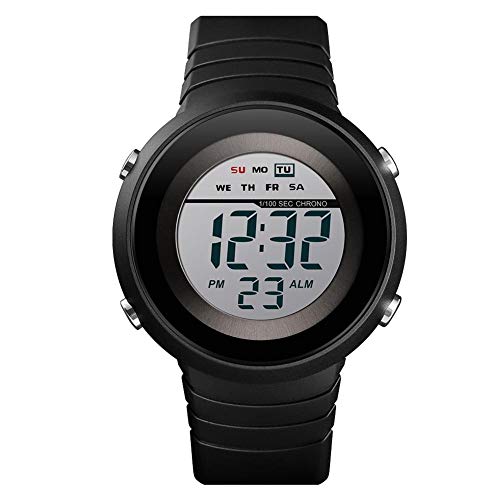 Preisvergleich Produktbild Juman634 Smart Chronograph Alarm Watch Moderne einfache hintergrundbeleuchtete Einzelanzeige Elektronische Uhr Student Luminous