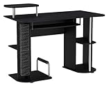 ikea computertisch fredde QUALITÄT: Der Schreibtisch ist dank robuster MDF Holzspanplatten und Metallgestell unglaublich stabil und widerstandsfähig.