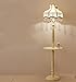 Produktbild Global- Europäische - Style Stehlampe Couchtisch Lampe Wohnzimmer Schlafzimmer Tabelle mit einem einfachen Tischlampe Einfache Tuch Prinzessin Pastoral Spitze Hochzeit