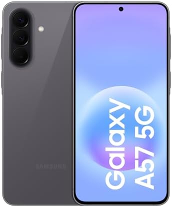 Samsung Galaxy A57 5G, 256GB, 3 anni di Garanzia, Smartphone sottile, Cerchia e Cerca, Gomma Oggetto, Volto Migliore, Tripla Camera, IP68, 5.000 mAh, Awesome Gray [Versione Italiana]
