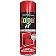SuperGift.com 2x Red Gloss All Purpose Aerosol Spray Paint 250ml Quick Drying Spray, Fast Dry and Excellent Coverage for Metal, Wood, Plastic and More by Diva Gift
