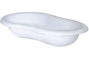 Giganplast Bidet Senza Base – Bianco 49x31 cm | Modello 1400M | Bidet Portatile in Plastica per Bagno