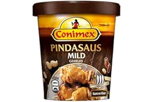 Salsa Satay | Conimex | Sate con Salsa Suave 4 Porciones | Peso total 400 gramos