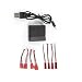 Produktbild Omiky® 4 in 1 3.7V Lipo Batterie Adapter Ladegerät USB Schnittstelle für Syma X5UW X5UC