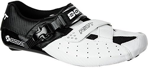 Bont Riot Road Shoe White - White Black Shoe size: 46
