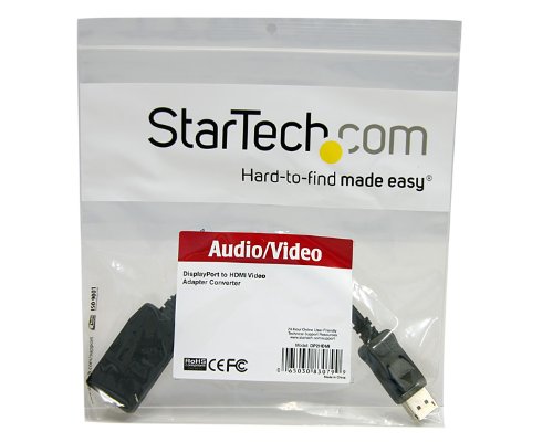 StarTech.com DisplayPort auf HDMI Video Adapter / Konverter – DP zu HDMI mit bis zu 1920×1200 – DP / HDMI Länge 24cm (Stecker/Buchse) - 4