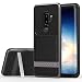 Produktbild OCYCLONE TGVi'S Samsung Galaxy S9 Plus Hülle, Luxuriös und Modisch Galaxy S9 Plus Hülle mit Ständer und Stoßfeste Bumper Cover Schutzhülle für Samsung Galaxy S9 Plus (Schwarz)