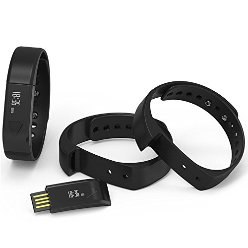 Efoshm Bluetooth 4.0 Fitness Aktivitätät Tracker Wearble Smart Band for Activity Tracking with Pedometer, Calorie, Counter and Alarm, Sleeping Monitor Smart Band Watch für iOS and Android Smart Armband - 3