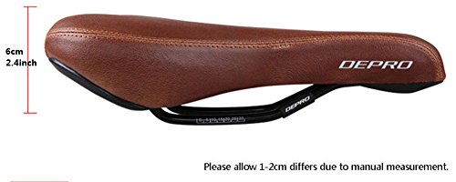 West Biking Radfahren Fahrrad Sattel Retro Leder Kissen Reiten Road Bike Sitz - 3