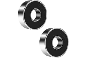 ANGEEK 2 unidades 6202-2RS Rodamientos rígidos a bolas 15 mm x 35 mm x 11 mm, prelubricados, obturación doble, 6202RS Rodamientos rígidos a bolas