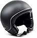 Produktbild SOXON SP-301 Night Motorrad-Helm Roller-Helm Jet-Helm Bobber Scooter-Helm Pilot Cruiser Vintage Mofa Chopper Helmet Biker Vespa-Helm Retro, ECE zertifiziert, inkl. Stofftragetasche, Schwarz (Night), XS (53-54cm)