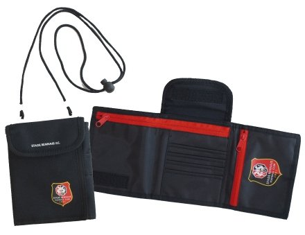 Stade Rennais Sacoche Portefeuille Tour de Cou Rennes - Collection Officielle Football Club