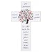 Produktbild MaMeMi Kinder- Holzkreuz: 'Lebensbaum' - Grösse 15 cm- in Weiß lackiert