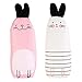 Produktbild Rolin Roly 2Pack Mäppchen Kaninchenohr Schüler Stiftemappe Federtasche Mädchen Groß Pencil Case (Pink+white)