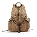 Produktbild Retro Unisex Casual Leder Rucksack Leinwand Rucksack Tasche Umhängetasche Wanderrucksack Reise Outdoor Umhängetasche