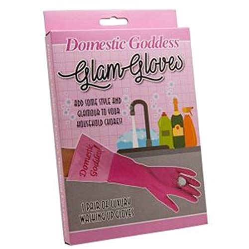 domestic goddess washing up gloves by Diabolical Gift People