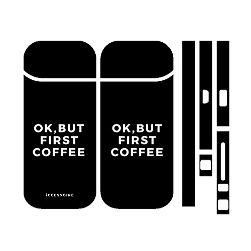 Preisvergleich Produktbild ICCESSOIRE passgenaue Schutzfolie für IQOS Geräte, Premium Kratzerschutz, matt, Coffee
