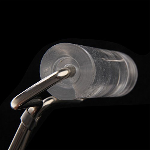 1 Stück Durable Brayer Acryl Rolling transparent Pin Polymer Clay Stamping Tool Roller mit Edelstahl-Griff – Transparent, 14,5 cm * 10 cm * 2 cm - 6