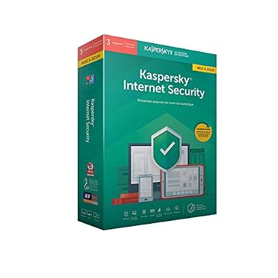 Kaspersky Internet Security 2019 Mise à jour (3 Postes / 1 An)|2019|3 appareils|1 AN|PC/Mac/Android|Téléchargement