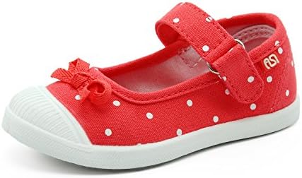SNUOEN Girls Shoes Toddler Canvas Princess Sneakers Boat Shoes