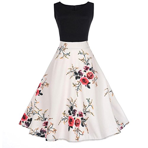 strapless open back dress Casual Print Dress Women Fashion Printing Sleeveless Vest Dress Vintag