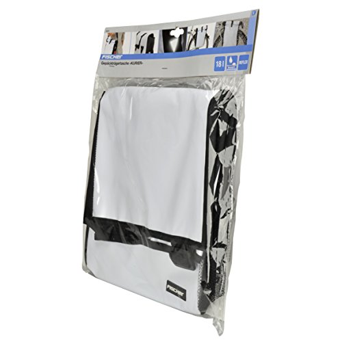 Fischer Gepäckträger Tasche, Weiß, 4 x 32 x 41 cm, 18 Liter - 4