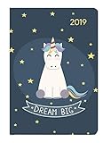 Ladytimer Mint Unicorn 2019 - Taschenplaner / Taschenkalender (8 x 11,5) - Weekly - 144 Seiten - Notizen by