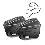 Montable sólo con funda superior 441FZ. Juego completo con funda lateral Givi Monokey E22N (par) y sistema de transporte, sistema de portador monokey.