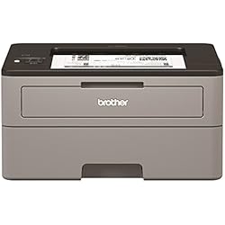 Brother HLL2350DW - Impresora láser monocromo con Wifi y dúplex (30 ppm, USB 2.0, Wifi Direct, procesador de 600 MHz, memoria de 64 MB) gris