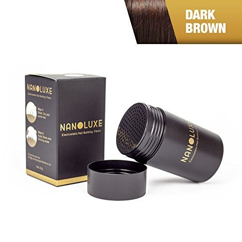 Fibras Capilares NanoLuxe Color Castaño Oscuro 25 gr