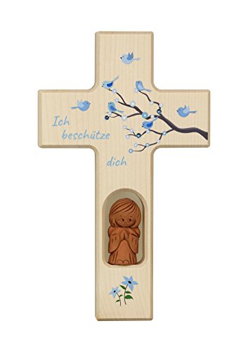 Neumeyer N 509 Kinderkreuz Holz, Natur, 20 x 12 x 2 cm